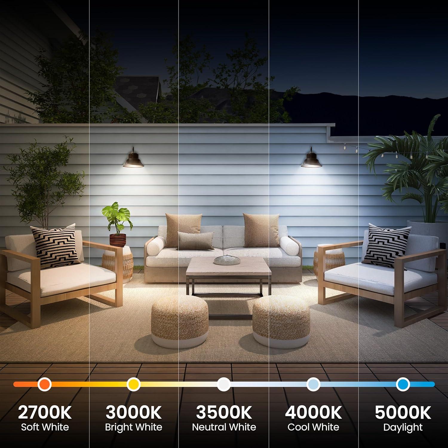 image:imageFeit Electric PAR38 LED Reflector Light Bulb 325W Equivalent 5 Color Temperatures Soft to Daylight Dimmable 3000 Lumens OutdoorIndoor Bulb for Security amp Accent Lighting PAR38325DM5CCT