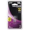 image:imageFeit Electric BPQ50T4RP 50Watt T4 JC Halogen Bulb with BiPin Base Clear1 Count Pack of 1