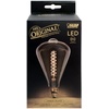 image:imageFeit Electric Vintage Exposed Filament Smoke Glass LED AT19 with a Medium E26 Base Light Bulb  60W Equivalent  10 Year Life  300 Lumen  5000K Daylight  Dimmable  Original VintageSoft White