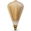image:imageFeit Electric Vintage Exposed Filament Smoke Glass LED AT19 with a Medium E26 Base Light Bulb  60W Equivalent  10 Year Life  300 Lumen  5000K Daylight  Dimmable  Original VintageSoft White