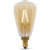 image:imageFeit Electric Vintage Exposed Filament Smoke Glass LED AT19 with a Medium E26 Base Light Bulb  60W Equivalent  10 Year Life  300 Lumen  5000K Daylight  Dimmable  Original VintageSoft White
