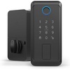 image:imageFeit Electric Smart Door Lock with Fingerprint App Control  Matte BlackMatte Black