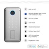 image:imageFeit Electric Smart Door Lock with Fingerprint App Control  Matte BlackSatin Nickel