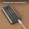 image:imageFeit Electric Smart Door Lock with Fingerprint App Control  Matte BlackSatin Nickel